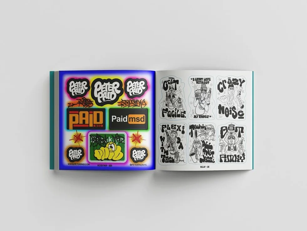 The Graffiti Sticker Book /anglais: 300+ Stickers from 50+ Artists