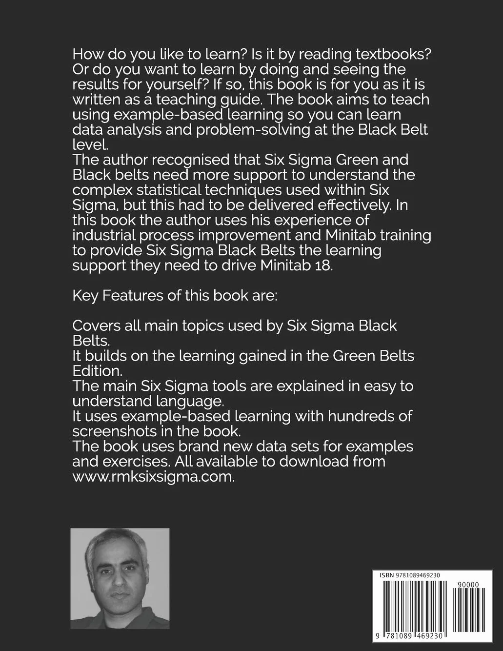 SIx Sigma Statistics using Minitab 18: Black Belt Edition, (B&W Version)