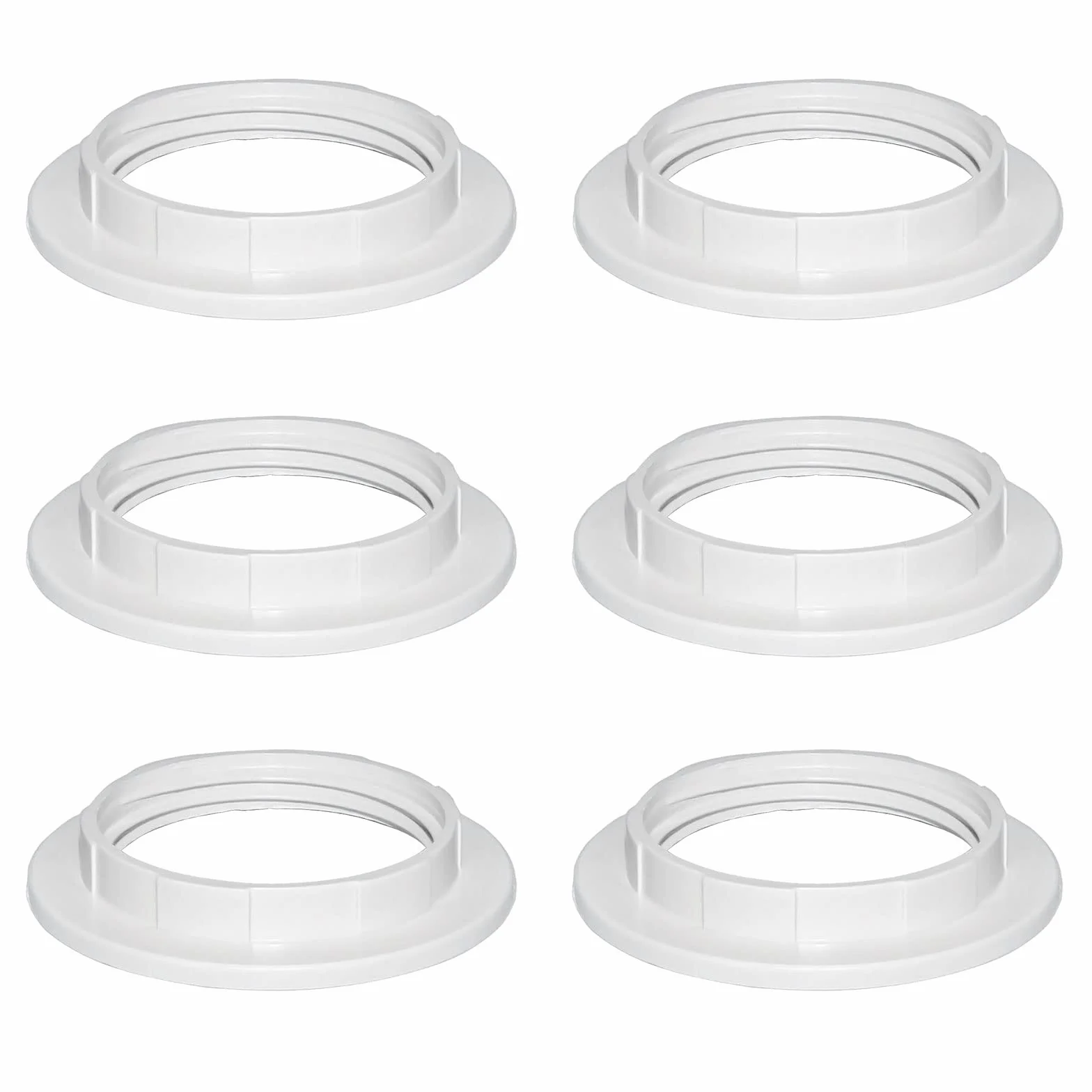 Pierścień redukcyjny E27 40 mm z kołnierzem śrubowym do lamp