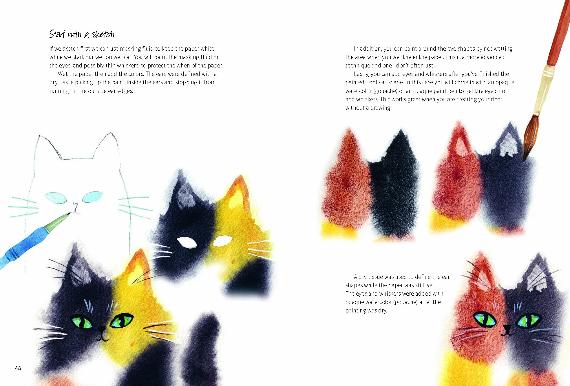 Painting Cats: Curious, Mindful & Free-Spirited Watercolors