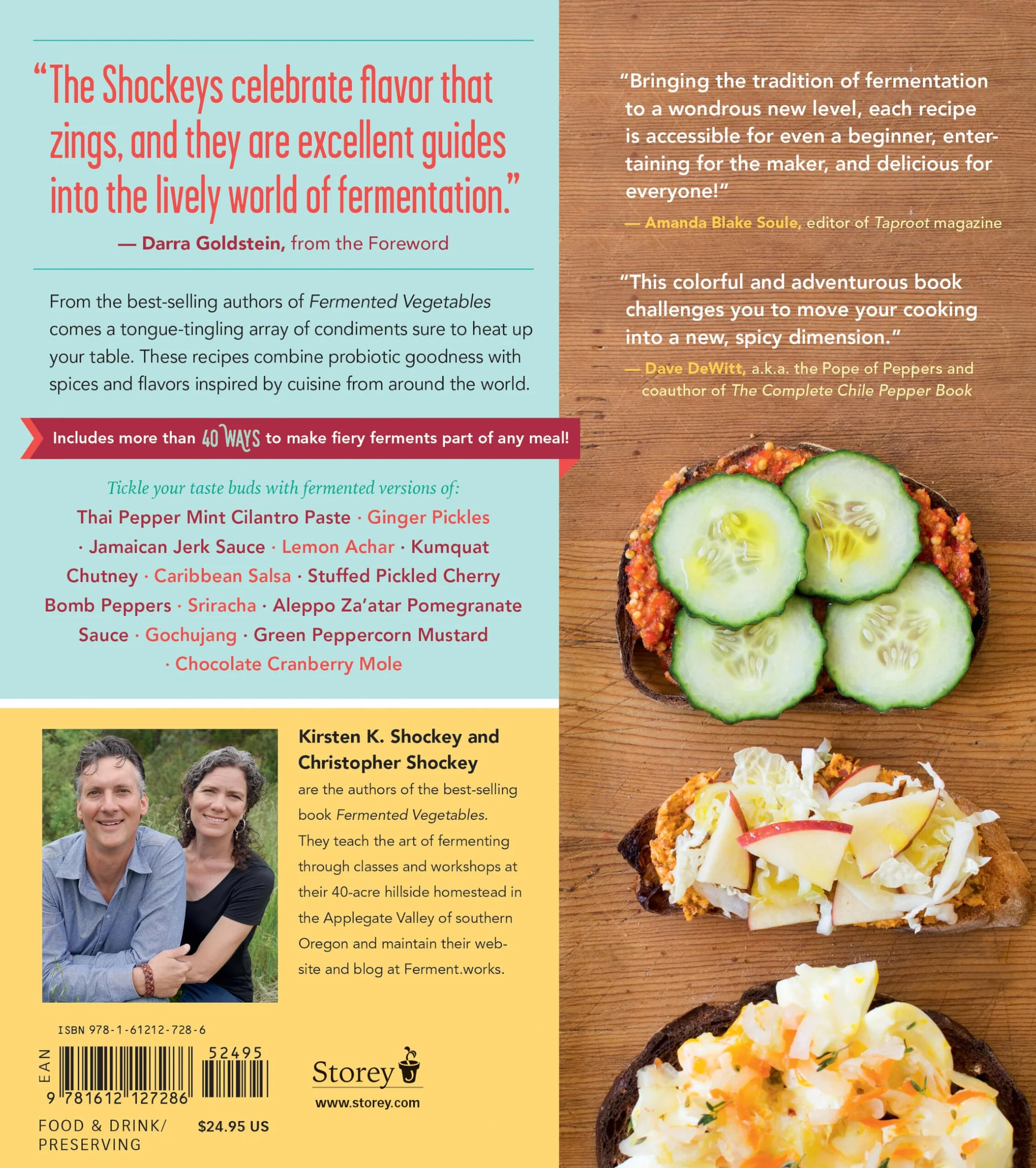 Fiery Ferments: 70 Recipes for Hot Sauces, Spicy Chutneys, Kimchis & Fermented Condiments