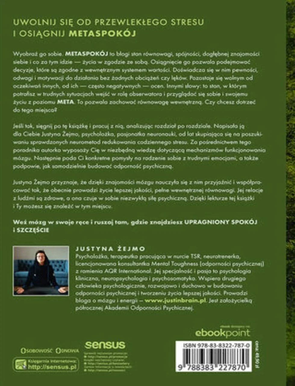 SPOKOJNY MÓZG. NEURONAUKOWE I PSYCHOLOGICZNE NARZĘDZIA
