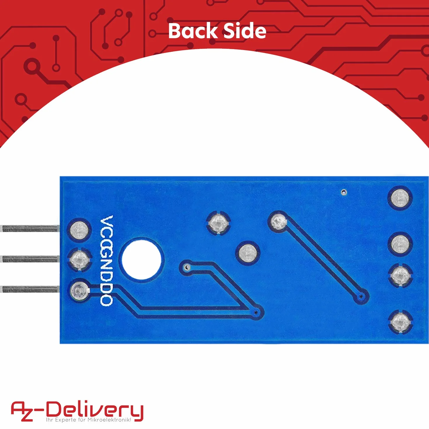 AZDelivery Moduł czujnika wstrząsów wibracyjnych SW420 kompatybilny z Arduino i Raspberry Pi