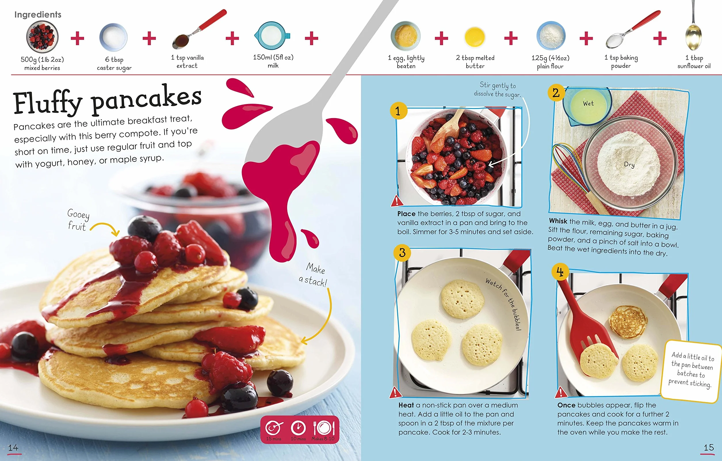Cooking Step By Step: 50 Delicious Recipes for Young Cooks