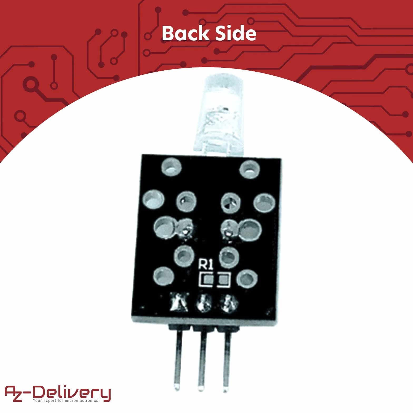 AZDelivery KY-005 IR Moduł nadajnika podczerwieni kompatybilny z Arduino Raspberry Pi