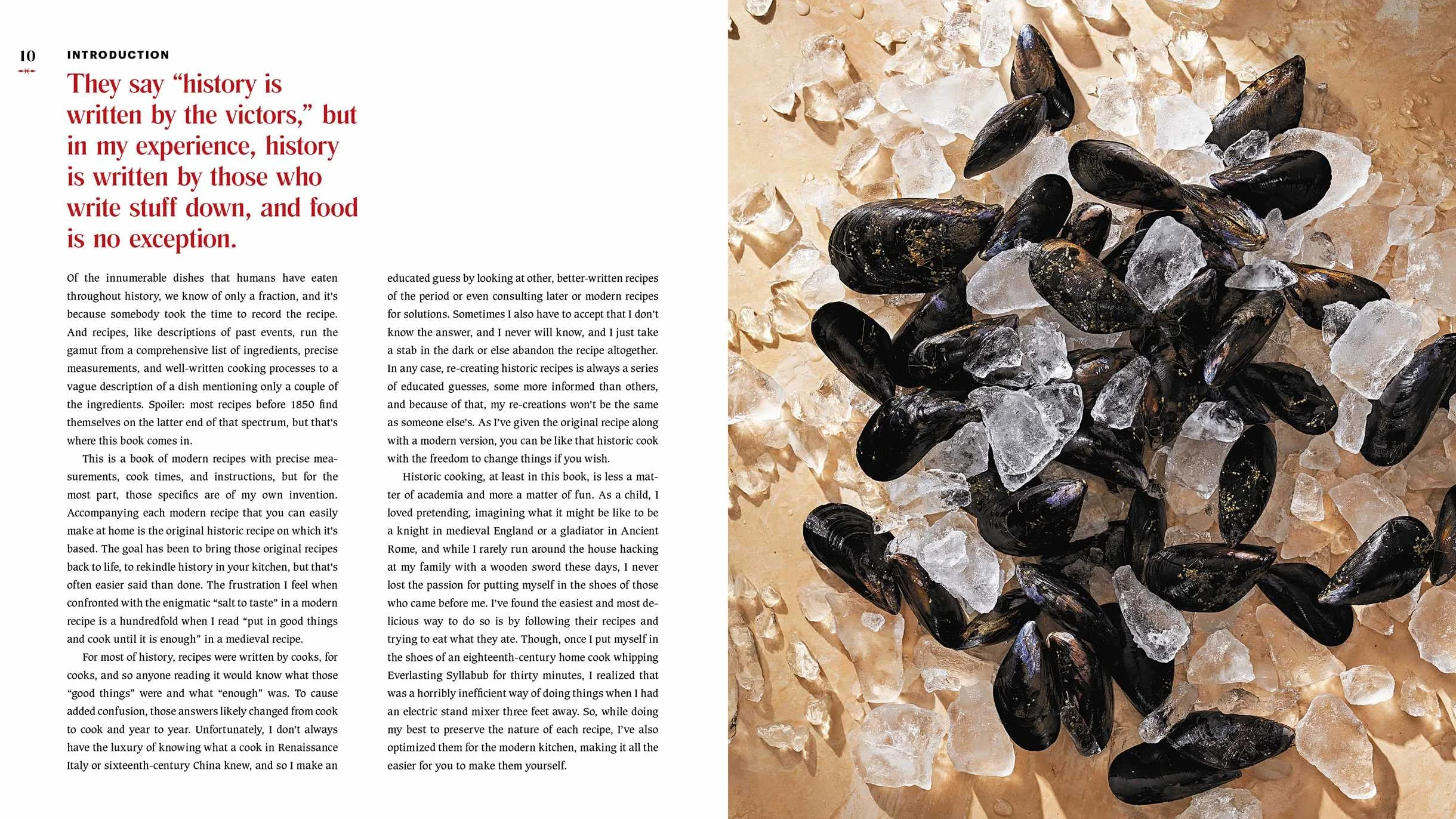 Tasting History: 4,000 Years of Recipes Cookbook