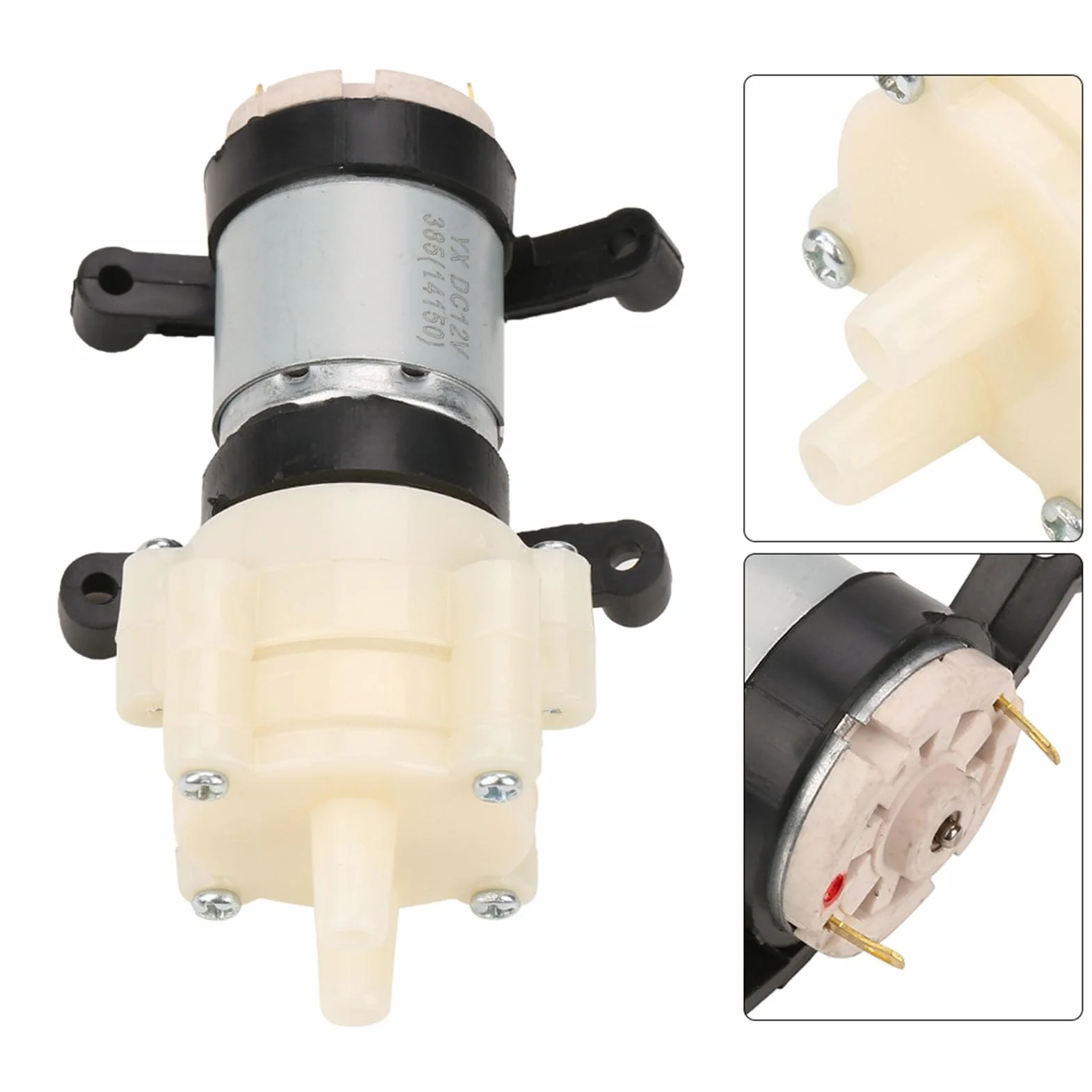 Mini Membrana Pompa, Miniaturowe Pompy do Samodzielnego Gruntowania, DC 12V Mini Elektryczna Membrana Pompy Ssania Wody na herbatę