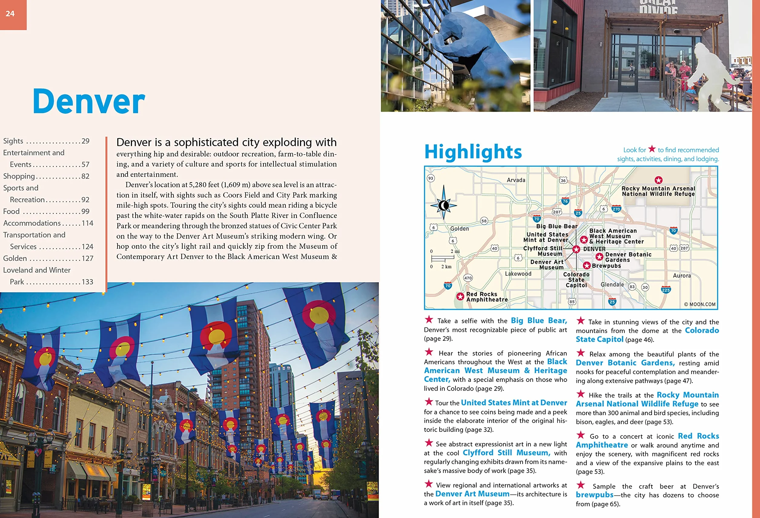 Moon Denver, Boulder & Colorado Springs: Getaways, Outdoor Recreation, Bites & Brews