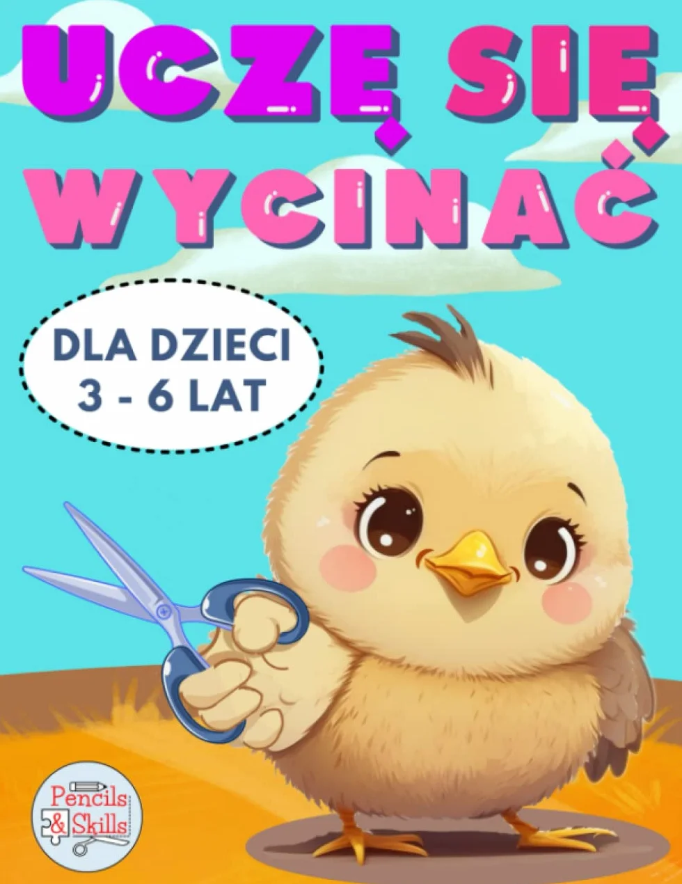 Kolorowe Wycinanki ze Zwierzątkami dla Dzieci 3-6 Lat | Moja Pierwsza Książeczka Kreatywnych Zabaw