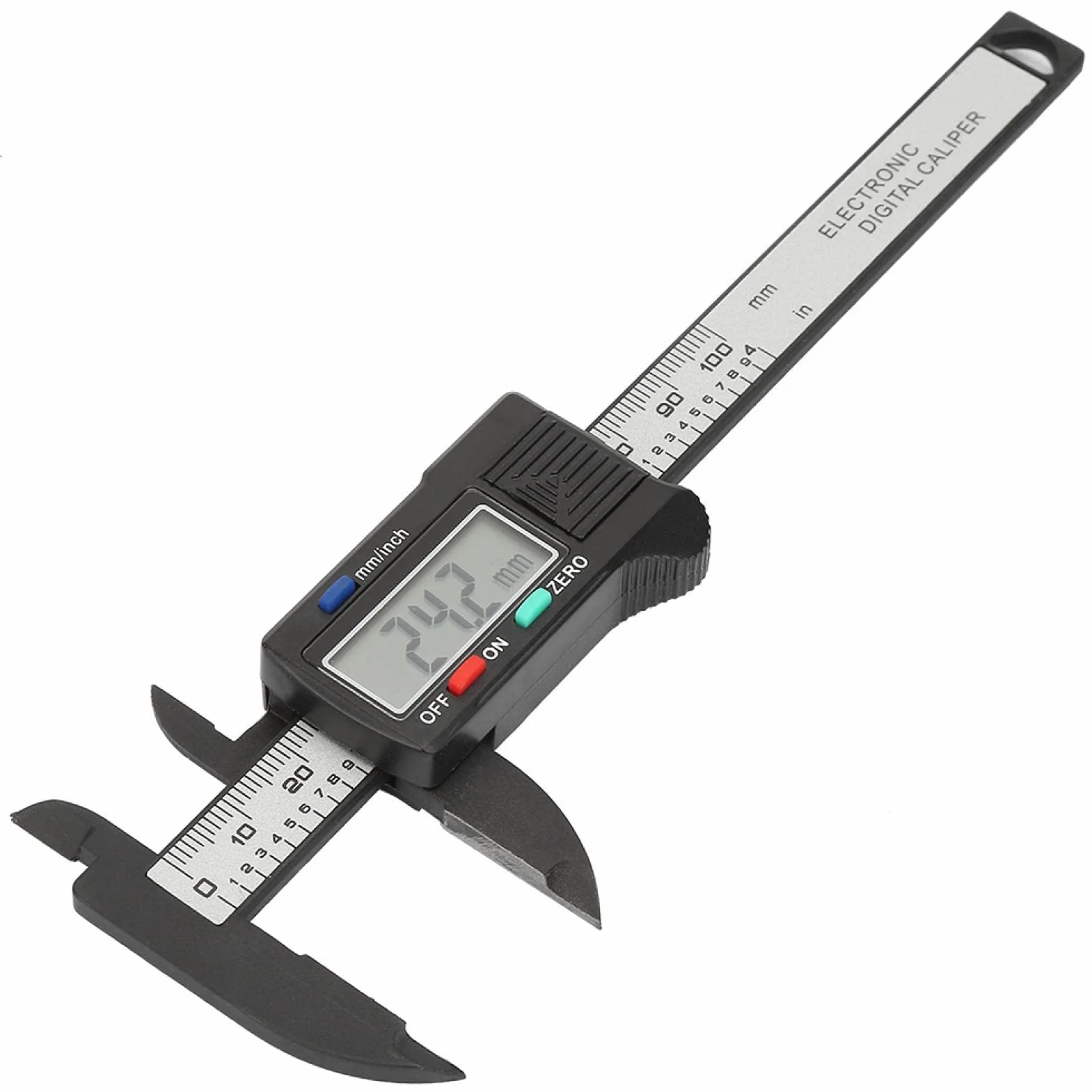 Elektroniczna Suwmiarka Cyfrowa, Mikrometr Cyfrowy Suwmiarka z Włókna Węglowego z Ekranem LCD do Użytku Domowego DIY