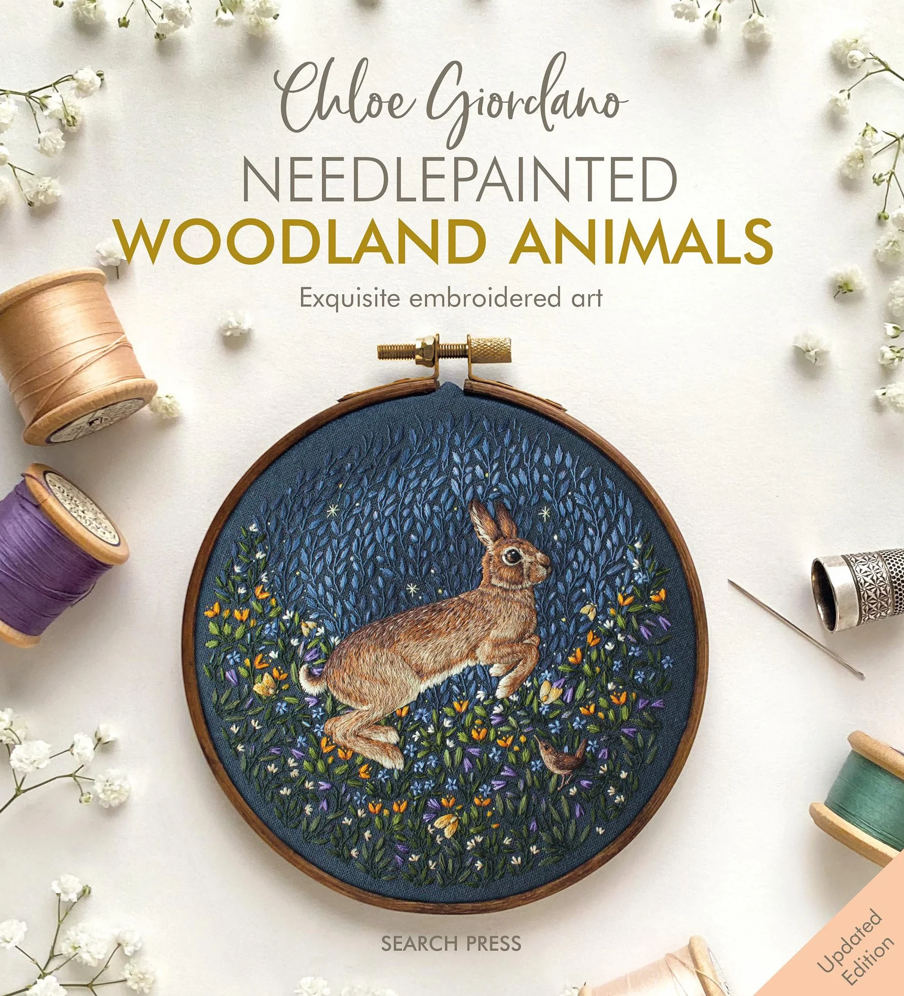 Exquisite Embroidered Needlepainted Woodland Animals Art