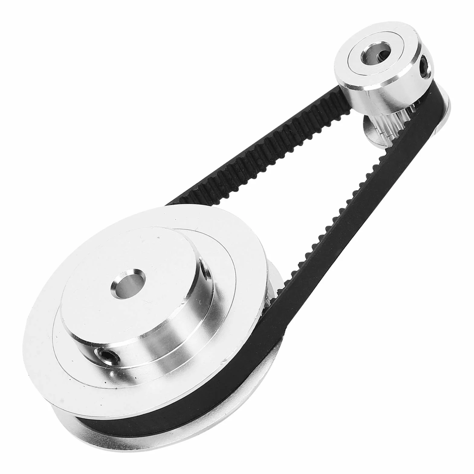 Zestaw pasek synchronizacyjny gumowy 6mm 200mm dla 3D drukarek z aluminiowym kołem zębatym 20-60 zębów i kluczem sześciokątnym