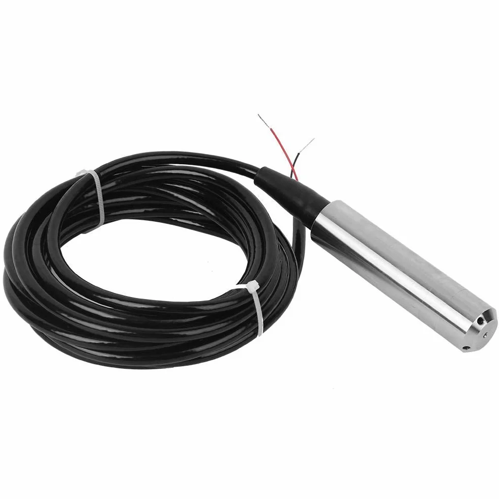 TL-136 Flüssigkeitsstandsensor, 12-32 VDC 4-20 mA Signalausgang Wasserstandssensor Edelstahl-Wasserstandsregler zur Erkennung der Reichweite von 0 bis 5 m(0-1M)