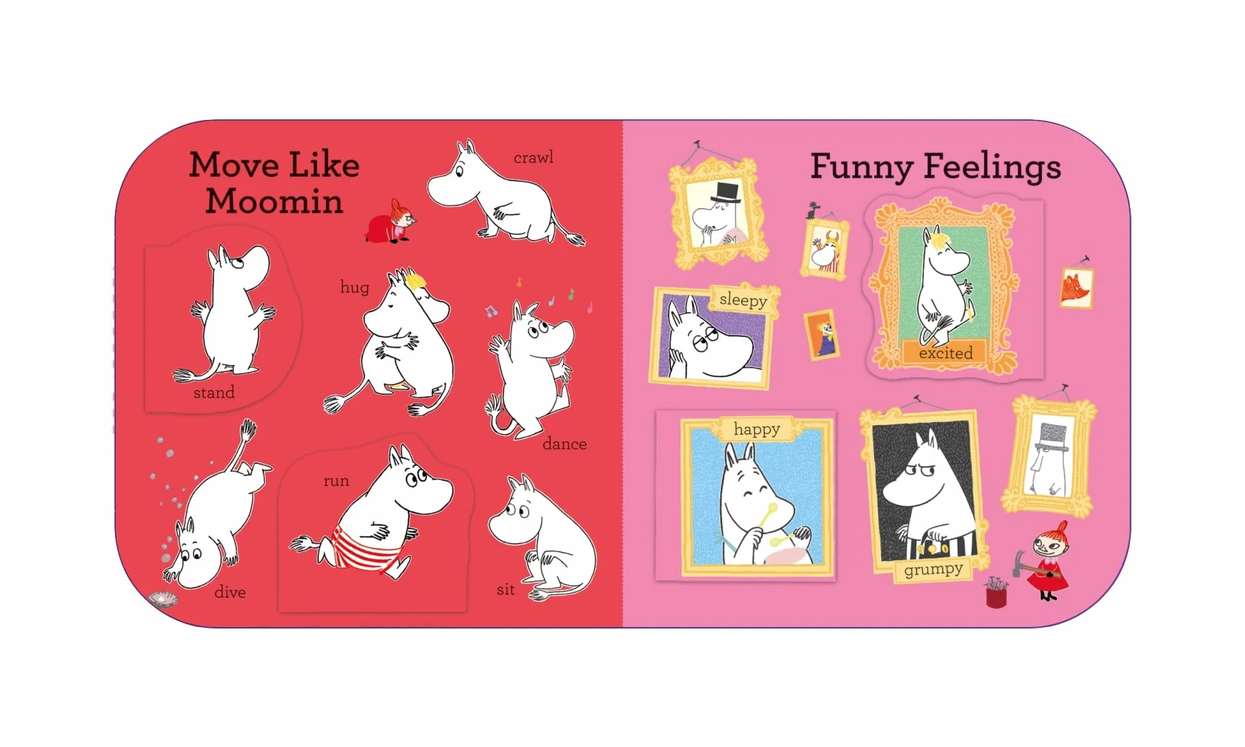 Moomin's First 100 Words: An early-learning lift-the-flap board book for toddlers