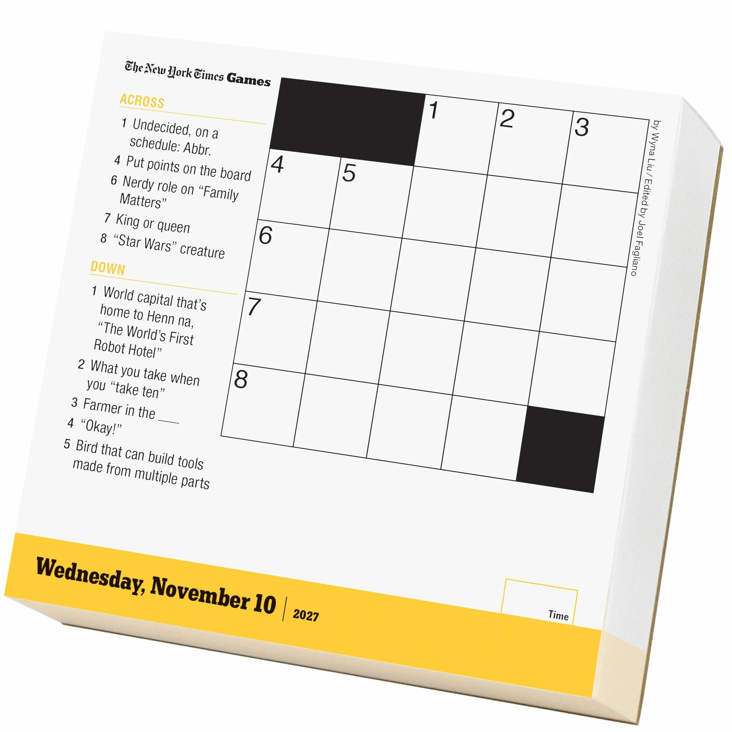 The New York Times Mini Crossword Page-A-Day Calendar 2027