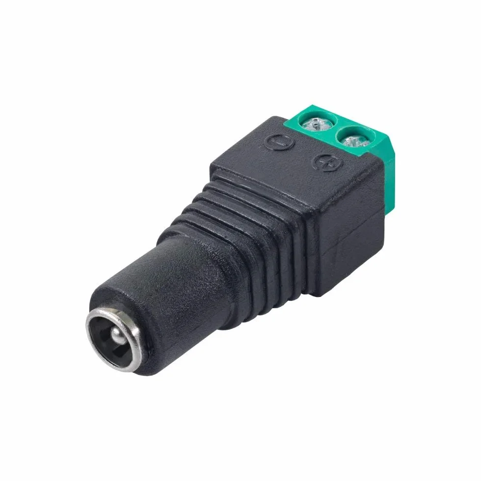 Konektor zasilania Akyga AK-SC-17 DC skręcany wtyk 5.5 x 2.1 mm