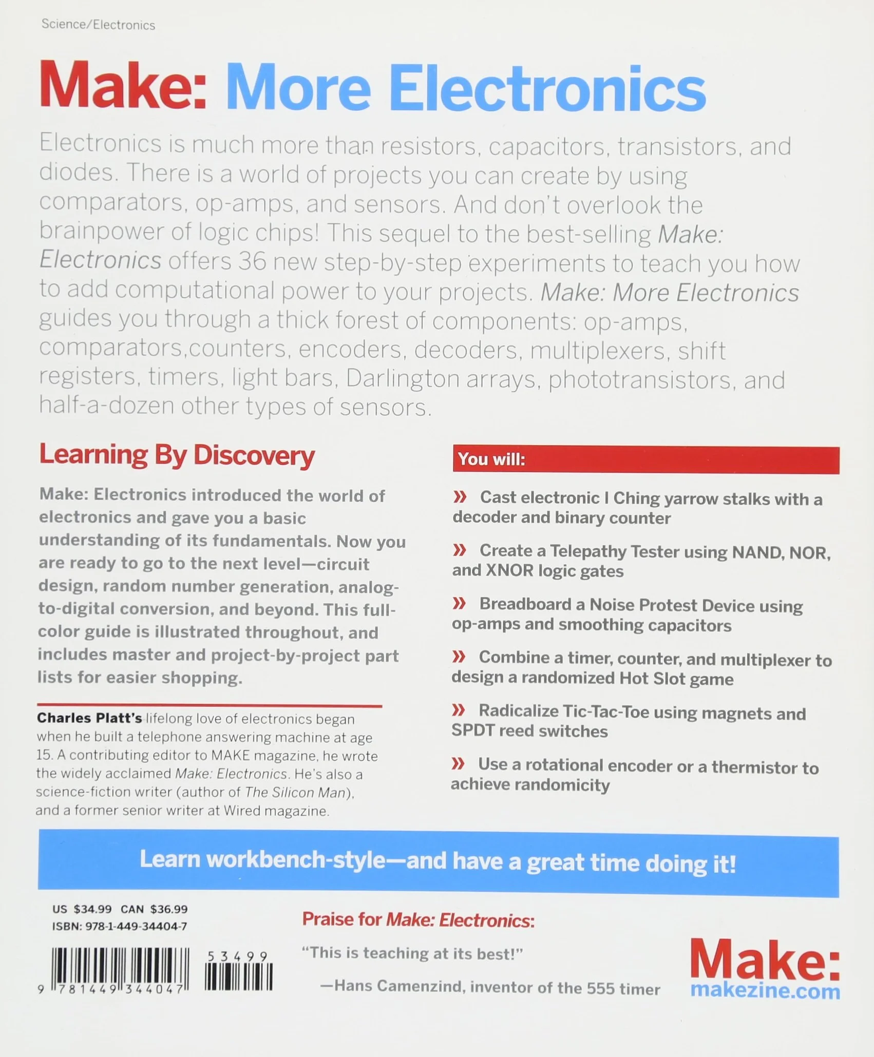 More Electronics: Journey Deep Into Logic Chips, Amplifiers, Sensors, and Randomicity
