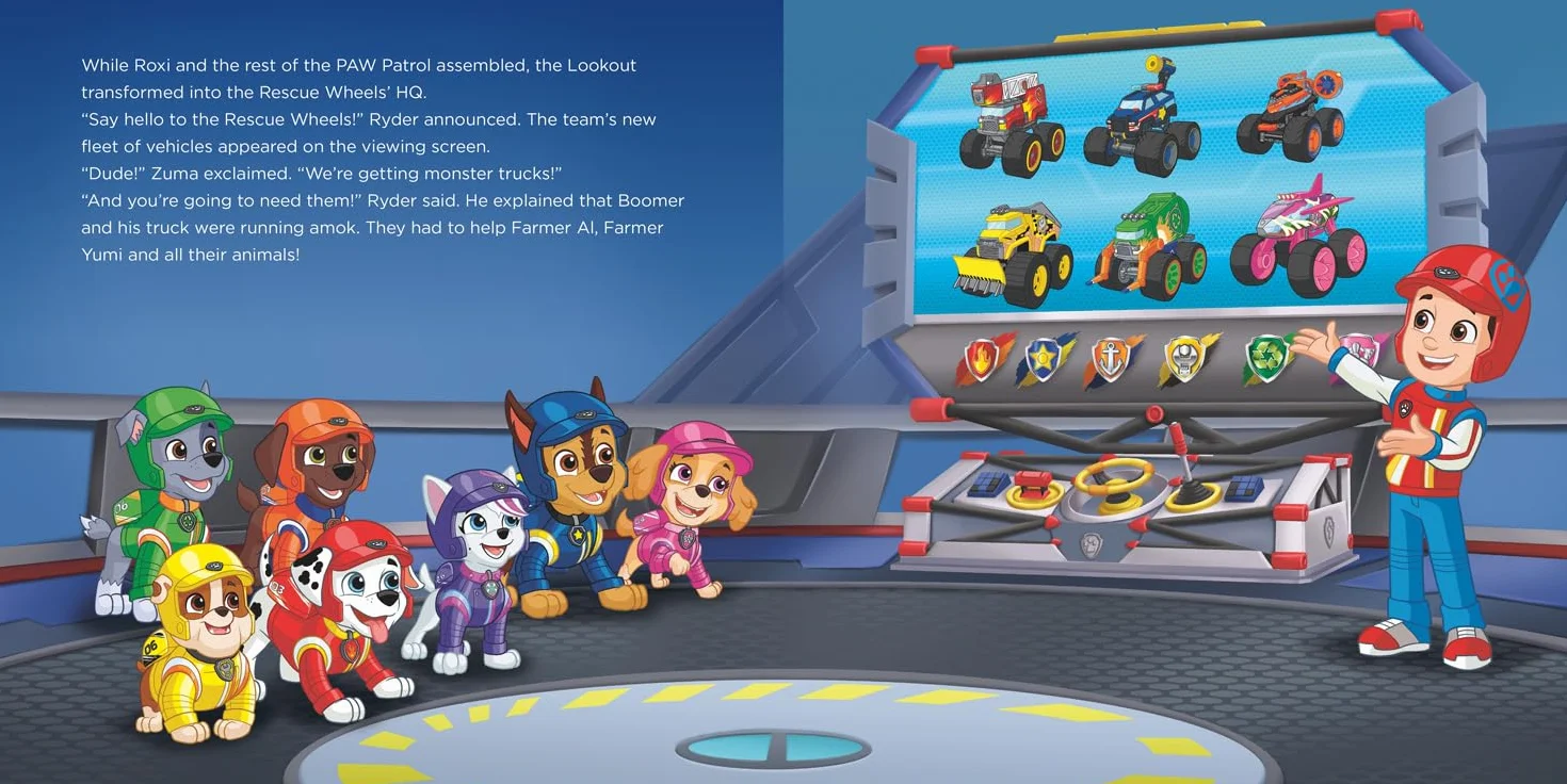 PAW Patrol Rescue Wheels Picture Book: Nickelodeon Monster Truck Adventure for Kids 4+