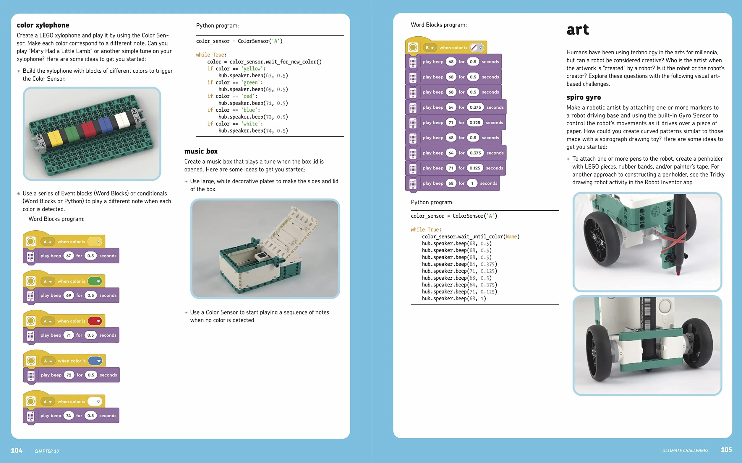 Mastering LEGO® MINDSTORMS: Build Better Robots with Python and Word Blocks