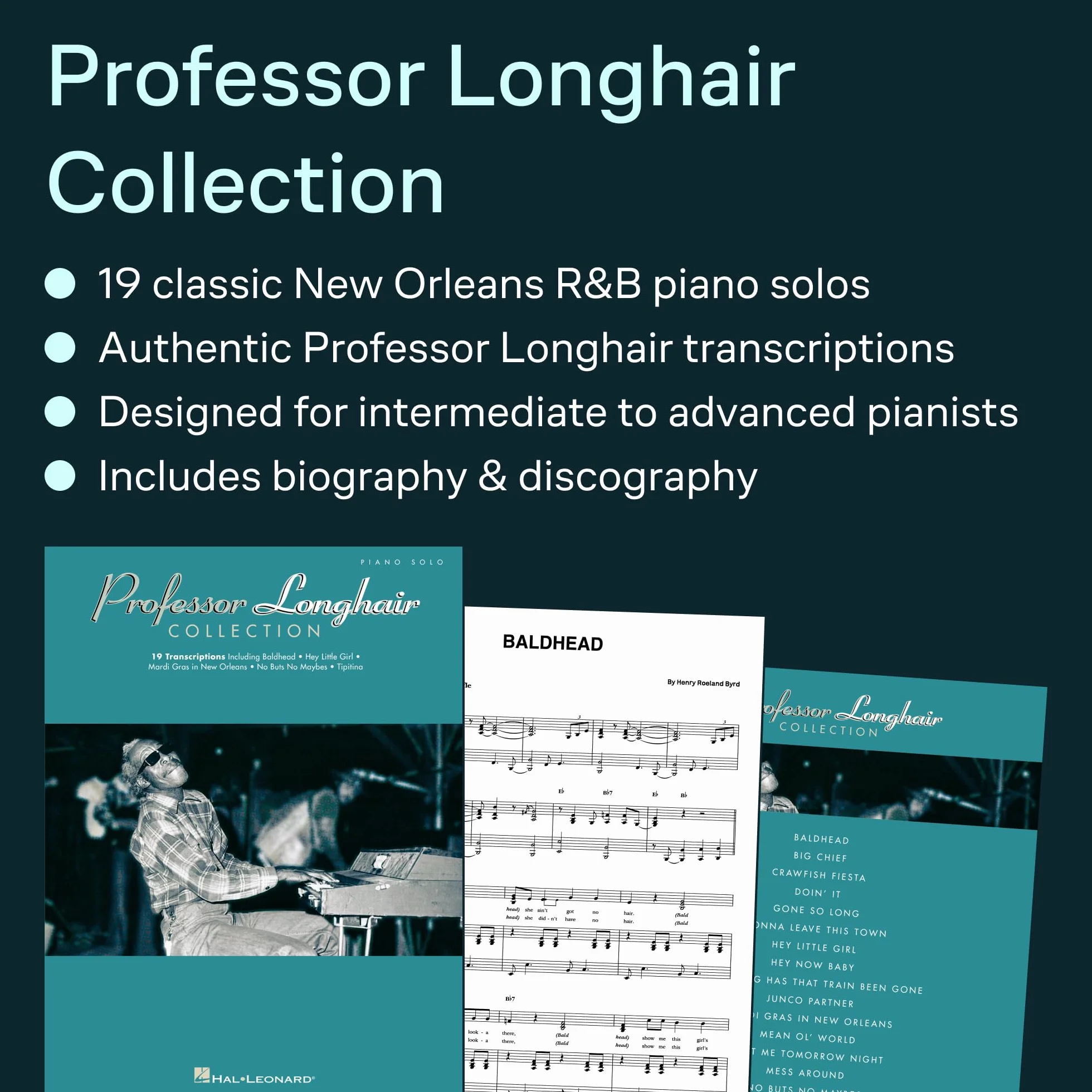 Professor longhair collection - jazz - piano: For Piano Solo