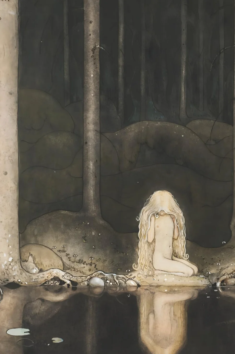 John Bauer: The Swedish Artist Collection – Fine Art Notebook: Blank Sketchbook and Art Journal – Mystic Forest & Fairy Tale Cover Art – 100+ Unlined Pages for Drawing and Creative Writing