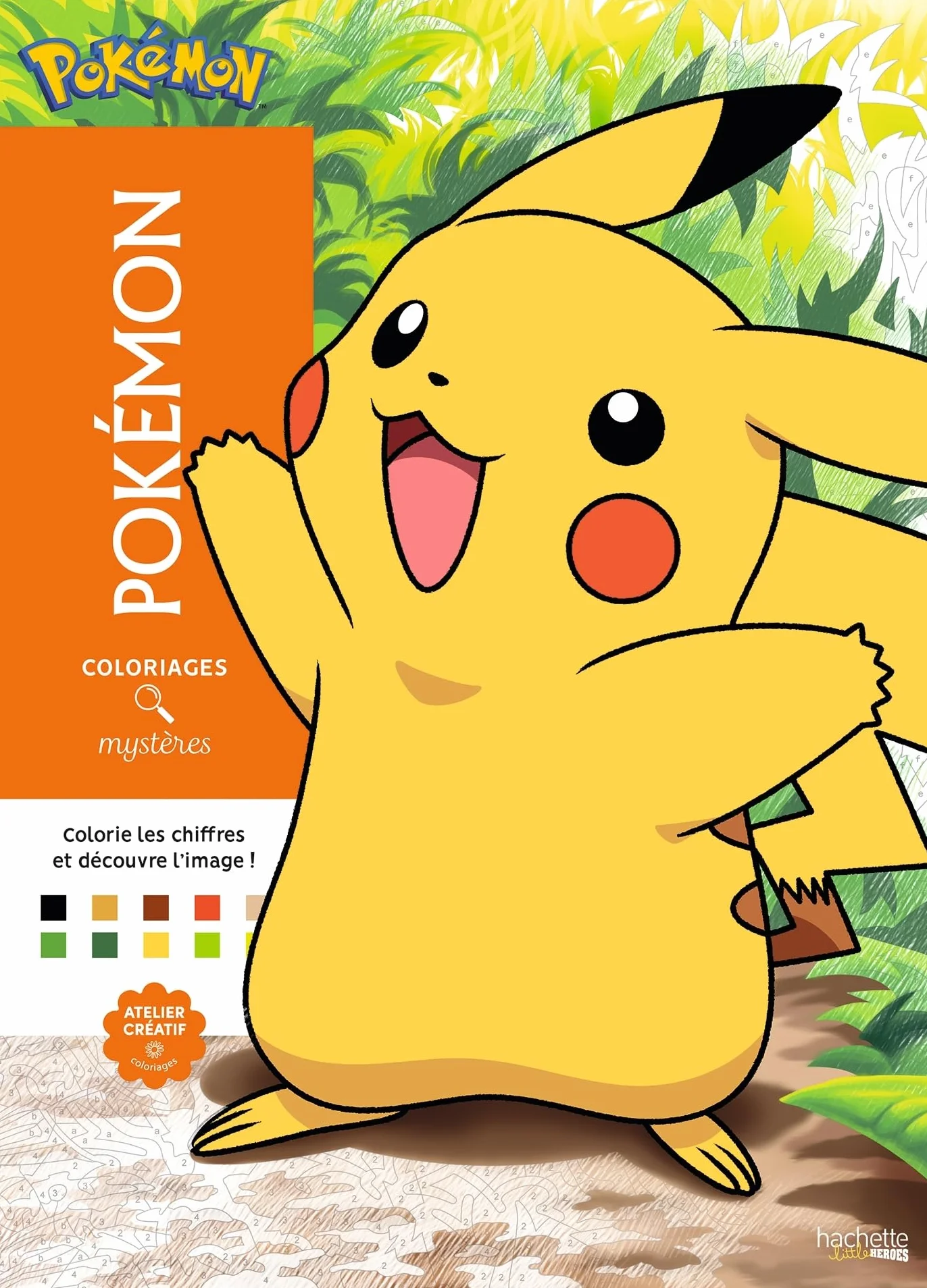 Coloriages mystères - Pokémon: Colorie les chiffres et découvre l'image
