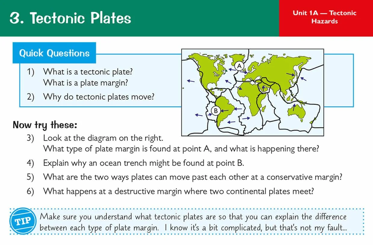 GCSE Geography AQA Revision Question Cards
