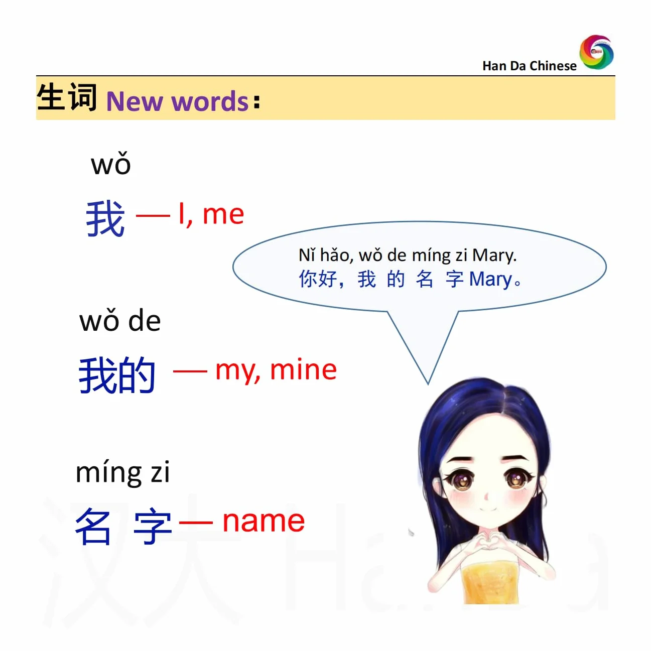 Handa Ch: Teaching Basic Spoken Chinese 2 tomy z filmami instruktażowymi