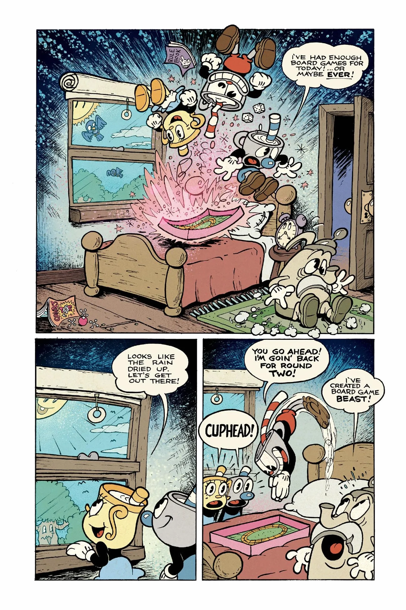 Cuphead Volume 3: Colorful Crack-Ups & Chaos