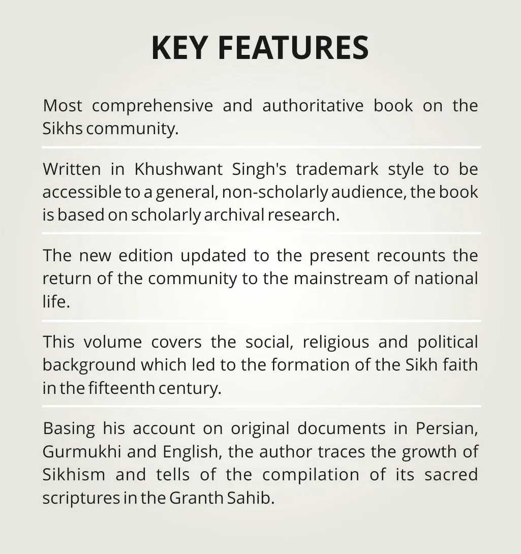 A History of the Sikhs: Volume 1: 1469-1838