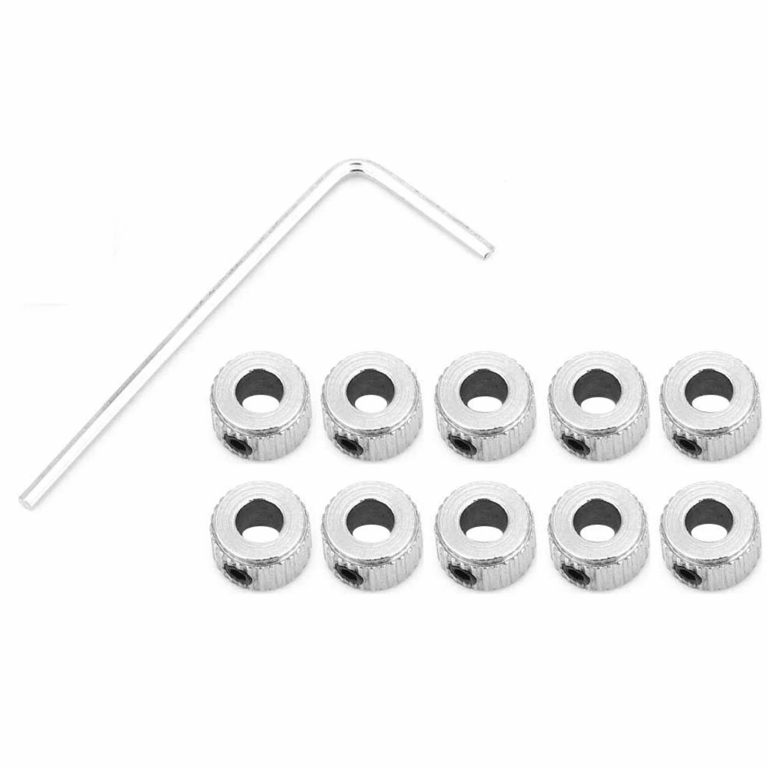 Kołnierz blokujący wał 5,1 mm Ferronickel 10 szt.