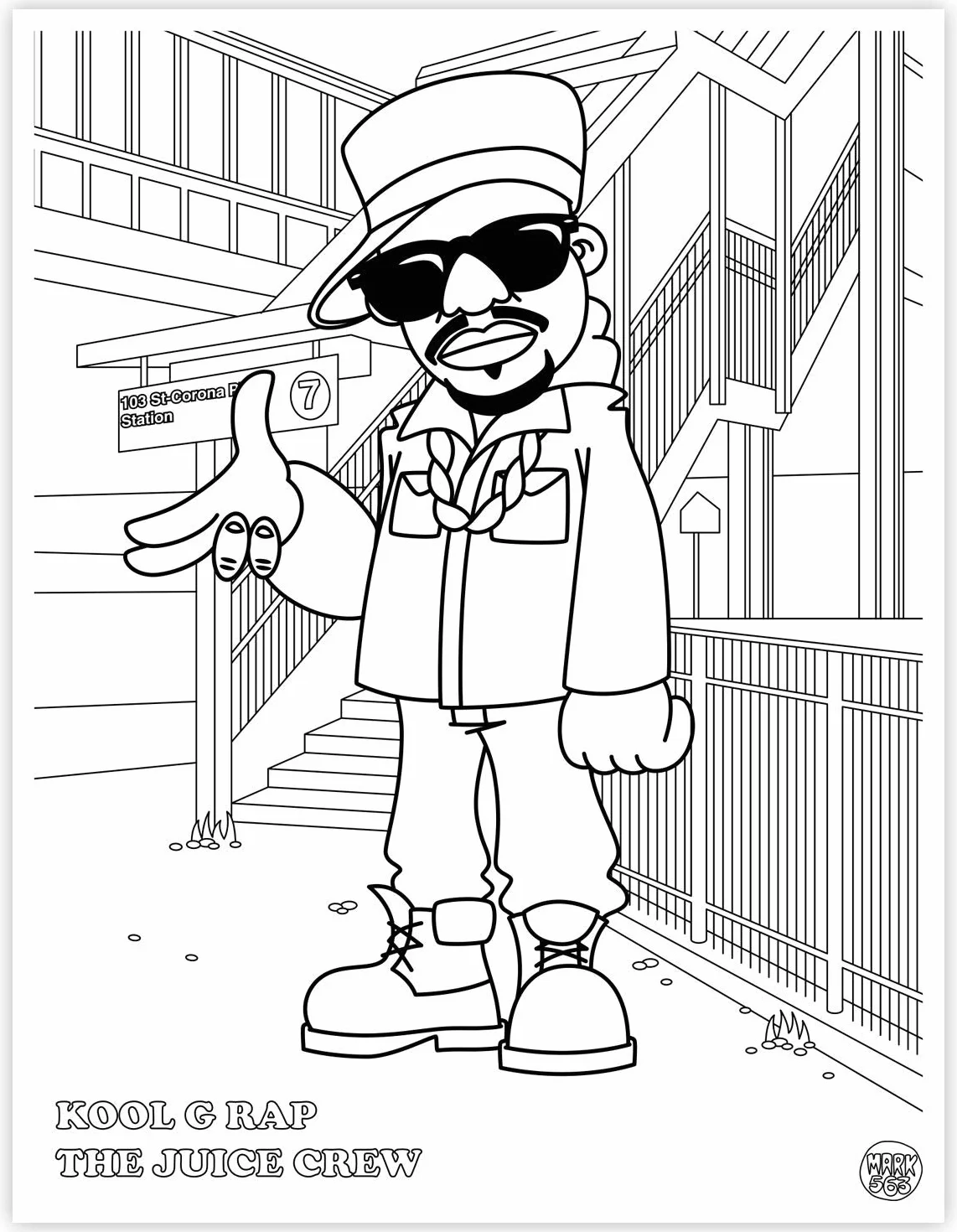 Hip Hop Coloring Book