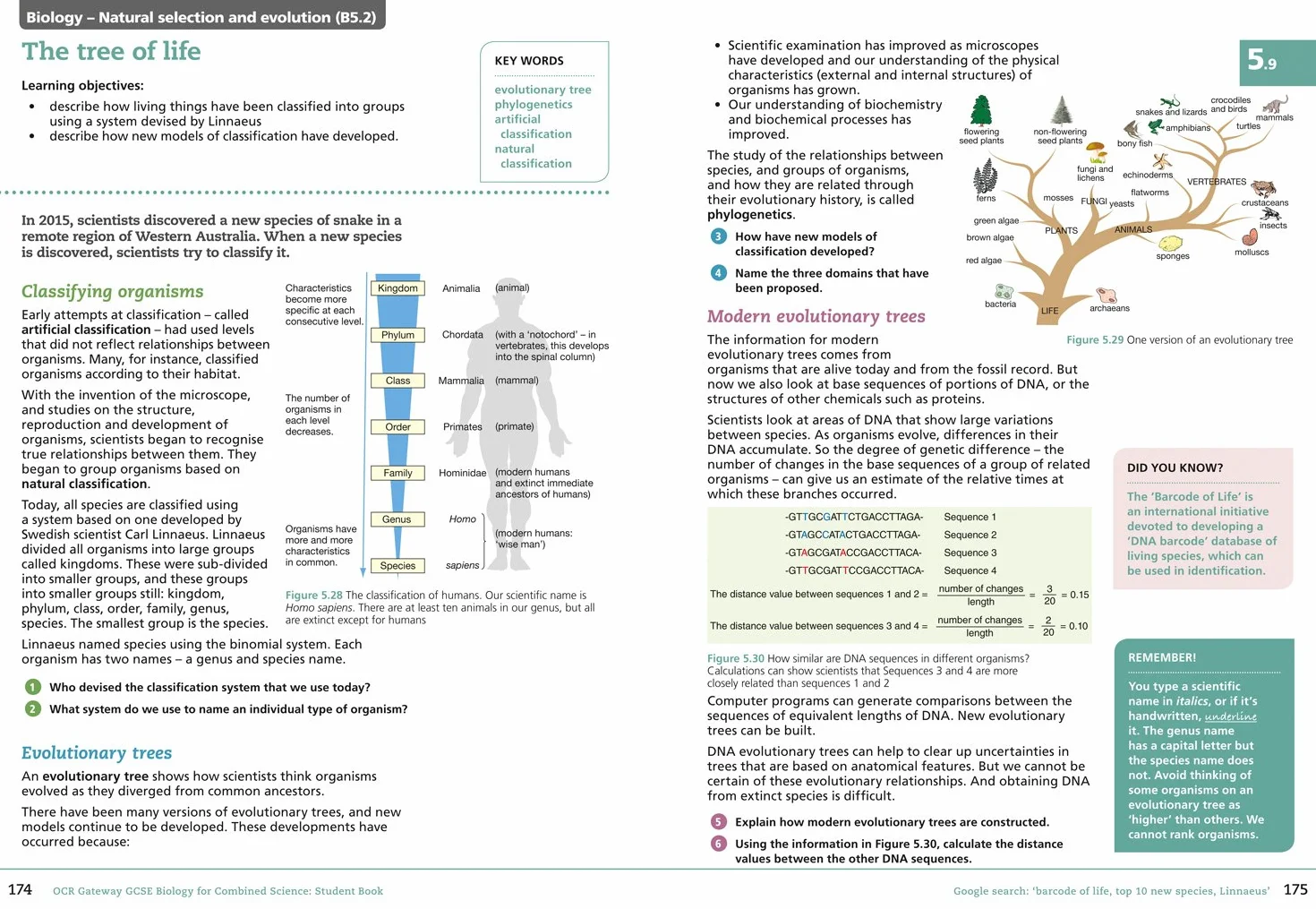 OCR Gateway GCSE Biology for Combined Science 9-1 Student Book
