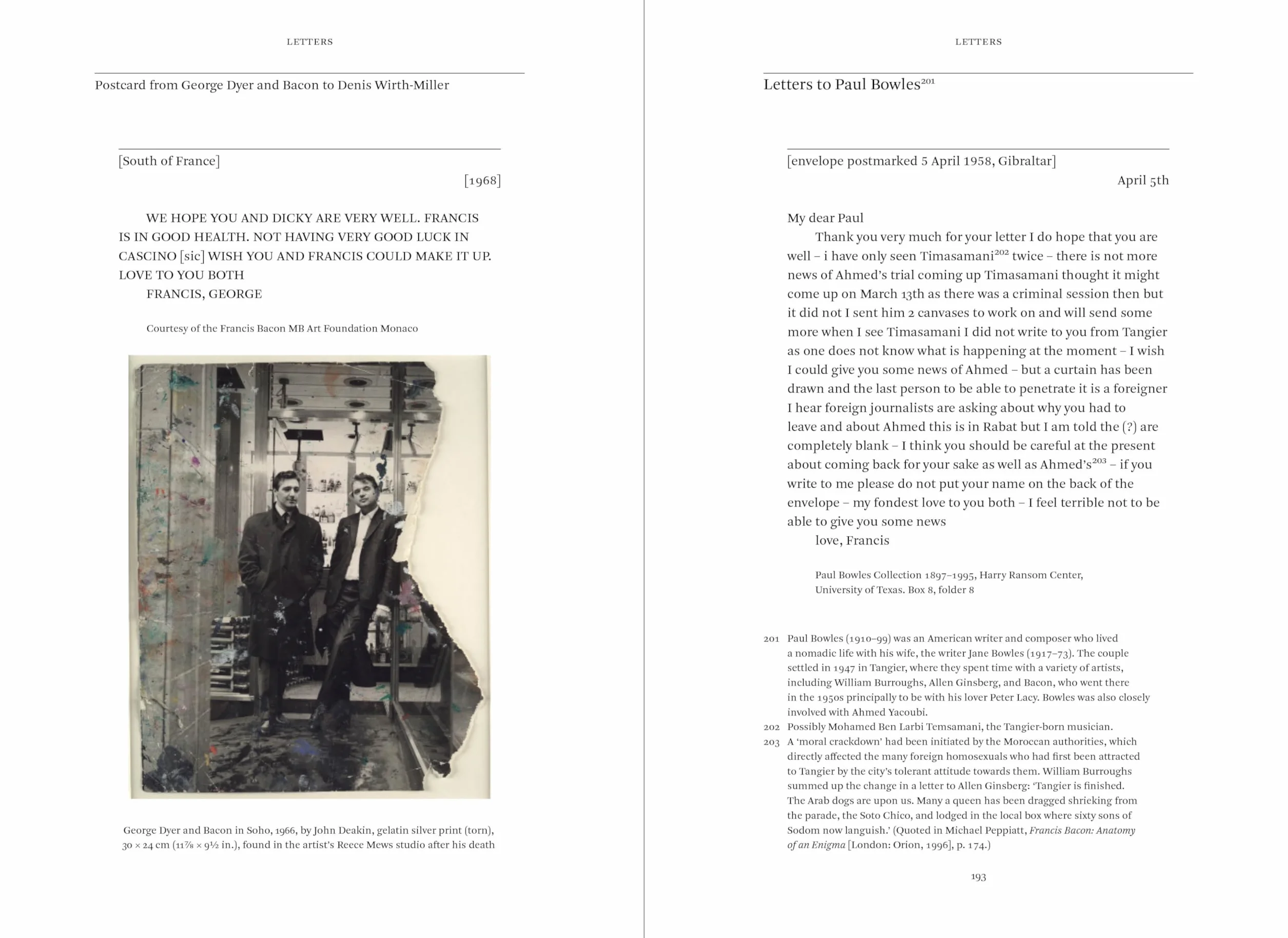Francis Bacon: A Self-Portrait in Words /anglais