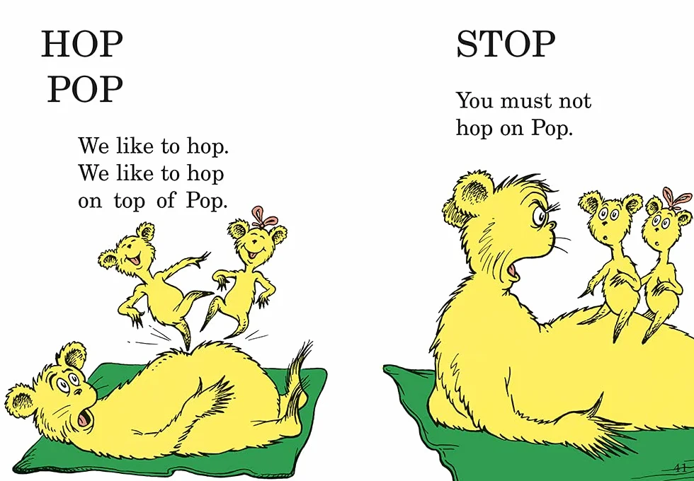 Hop on Pop: The Simplest Seuss for Youngest Use