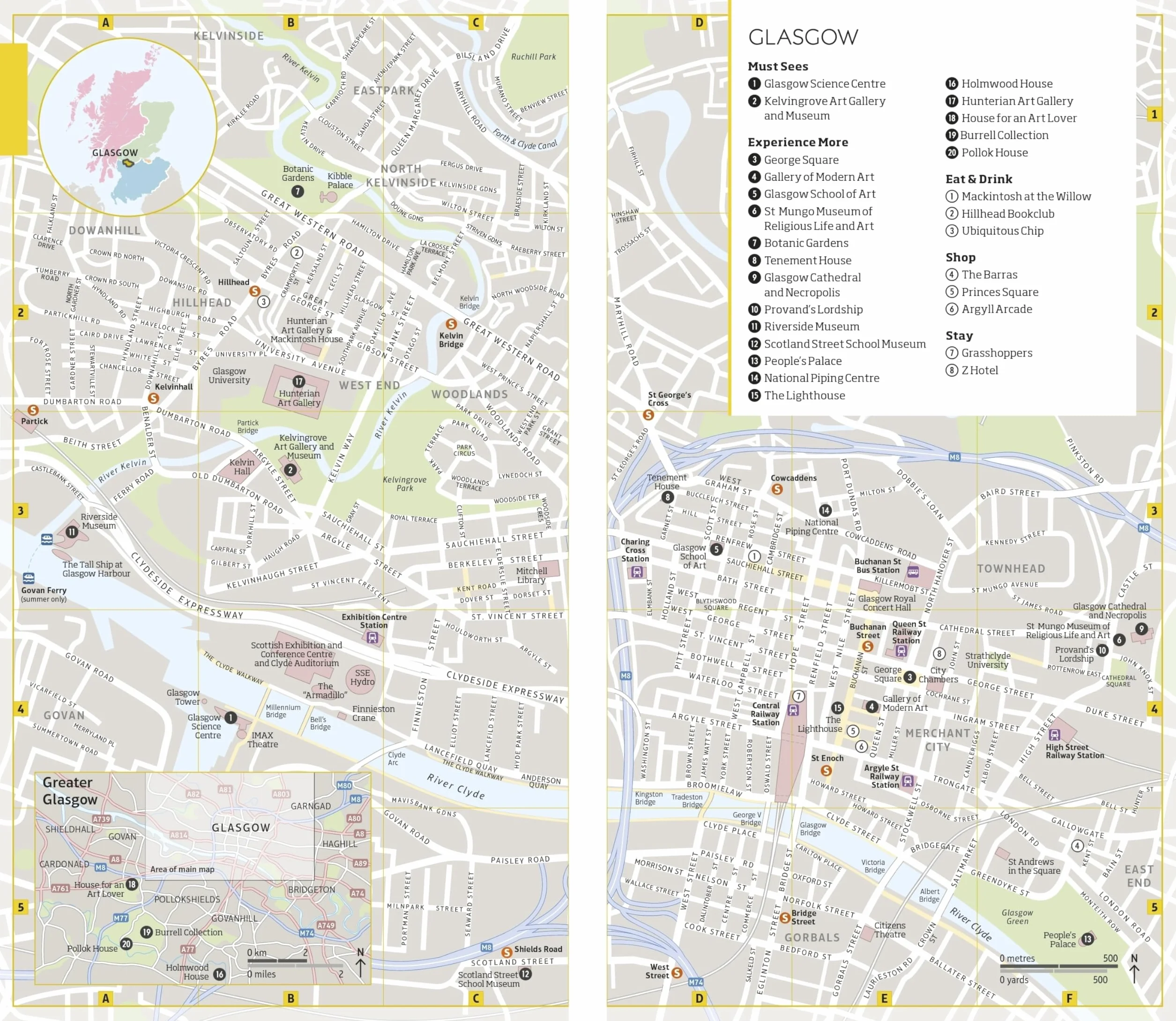 DK Scotland Travel Guide: Edinburgh, Glasgow, Highlands Maps & Tours
