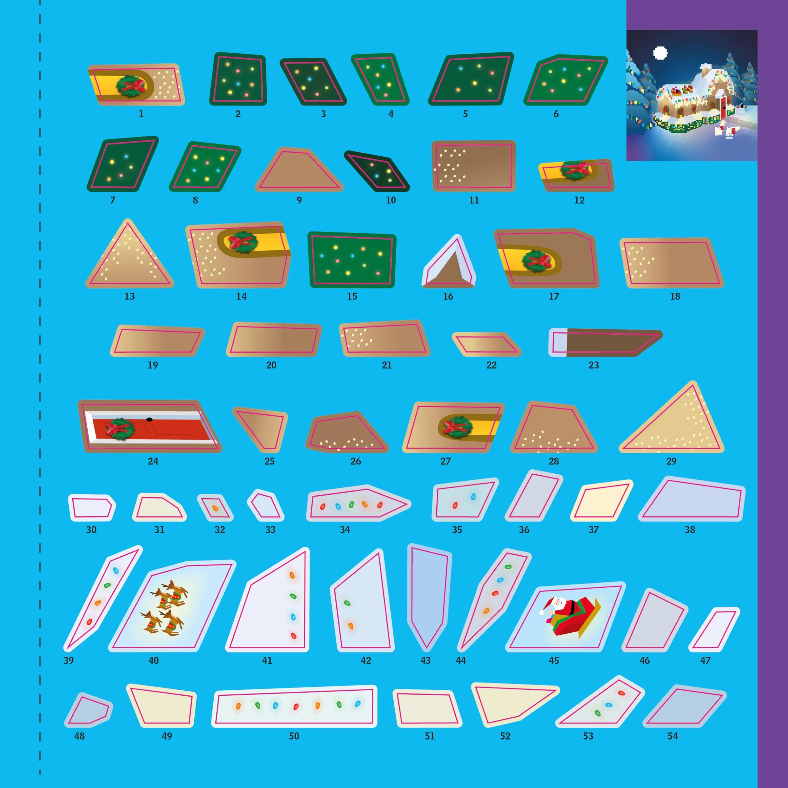 Paint by Sticker Kids: Holly Jolly Christmas - Create 10 Pictures with Glitter Stickers