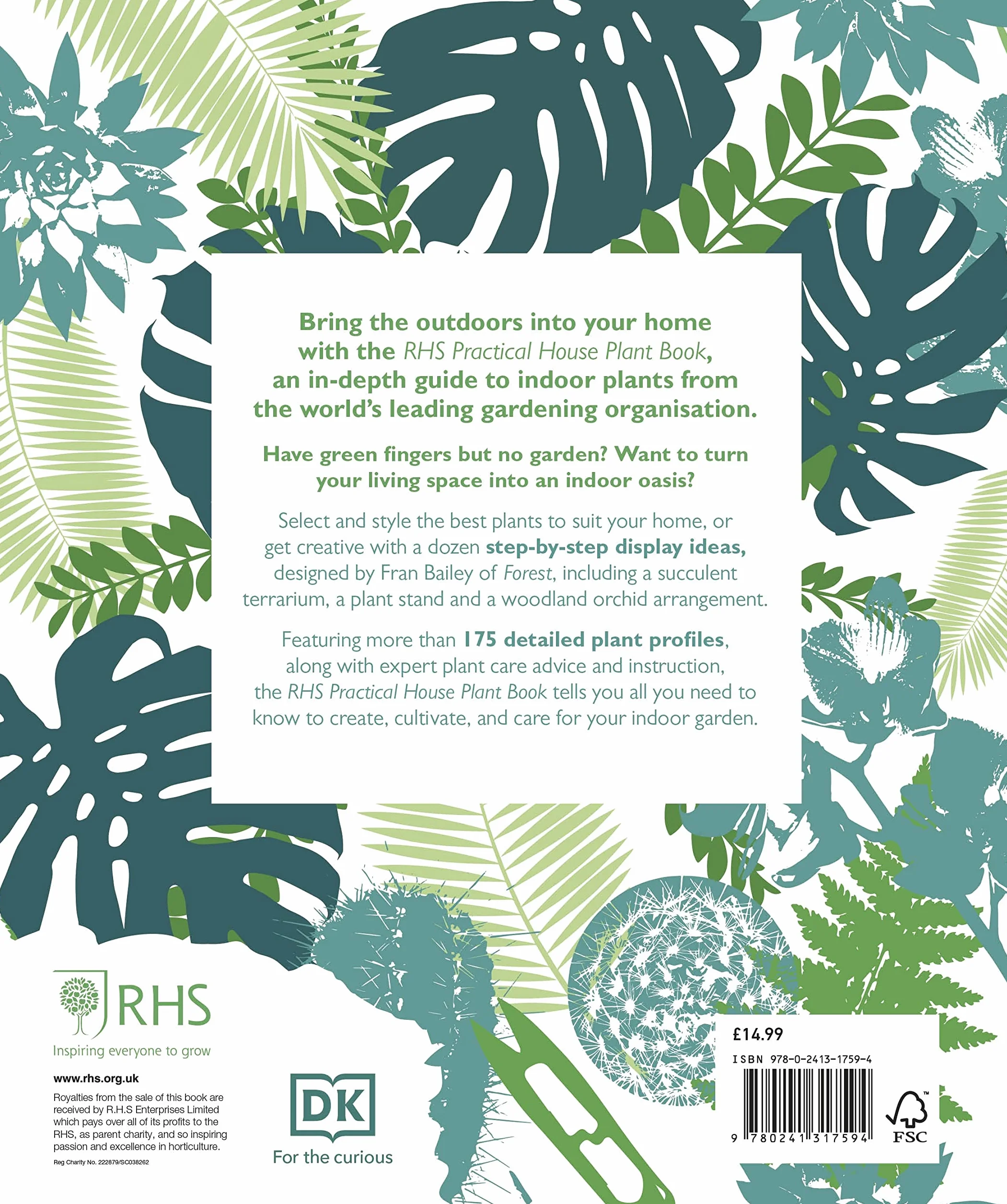RHS Practical House Plant Book: 175 Plant Profiles, Choose, Display, Nurture & Care