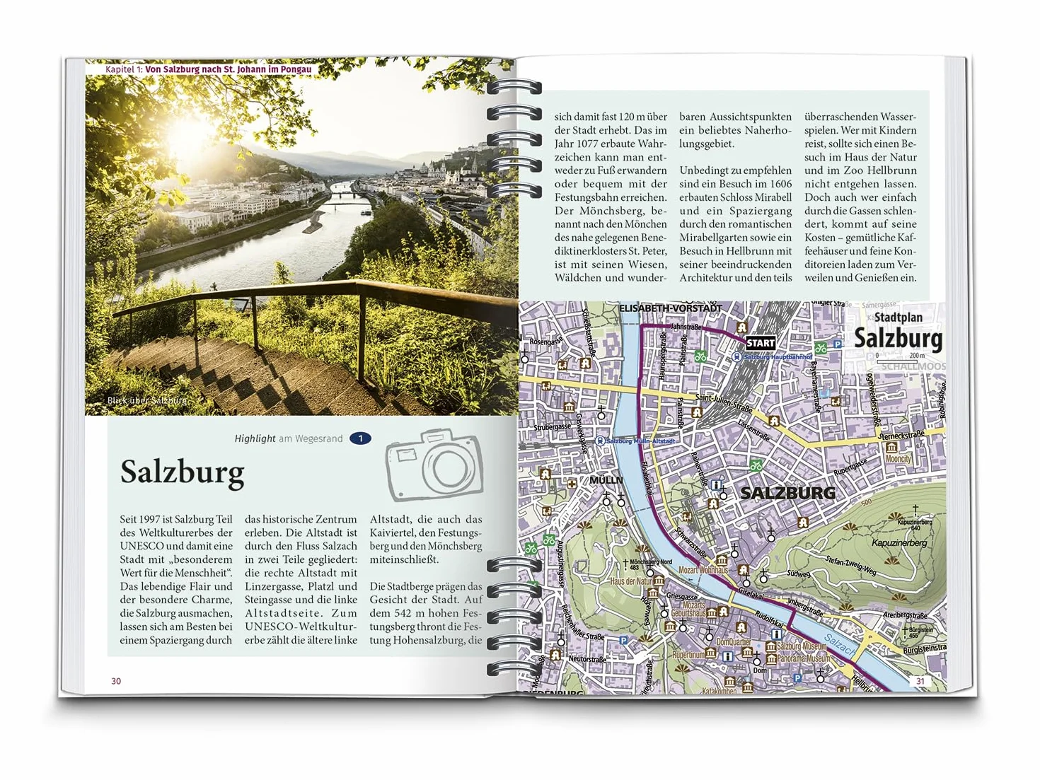 KOMPASS Radreiseführer Alpe Adria Radweg: Von Salzburg bis Grado, Extra-Tourenkarte, Streckenbeschreibung
