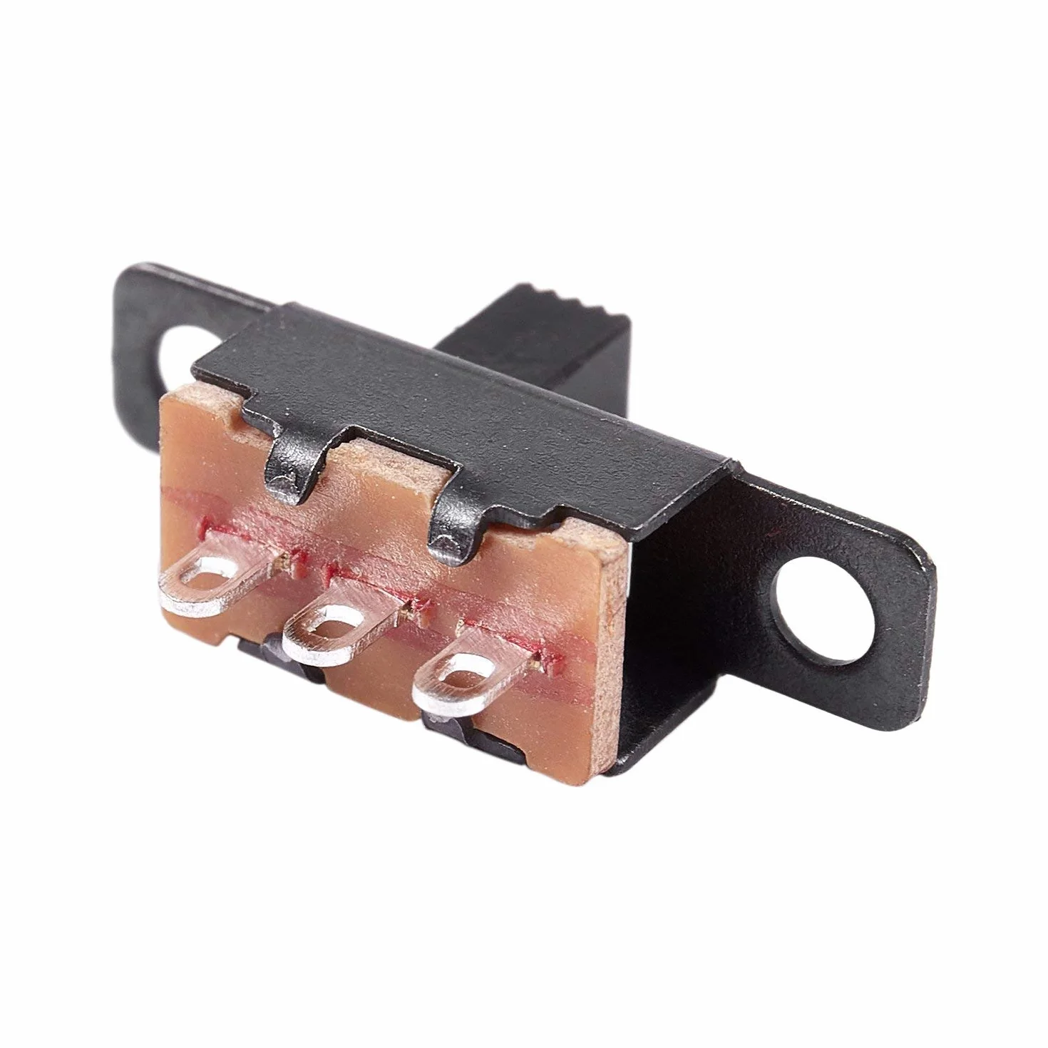 50 sztuk ON/ON 2 pozycje 1P2T SPDT - panel Przełącznik przesuwny Lug SS12F1-G3