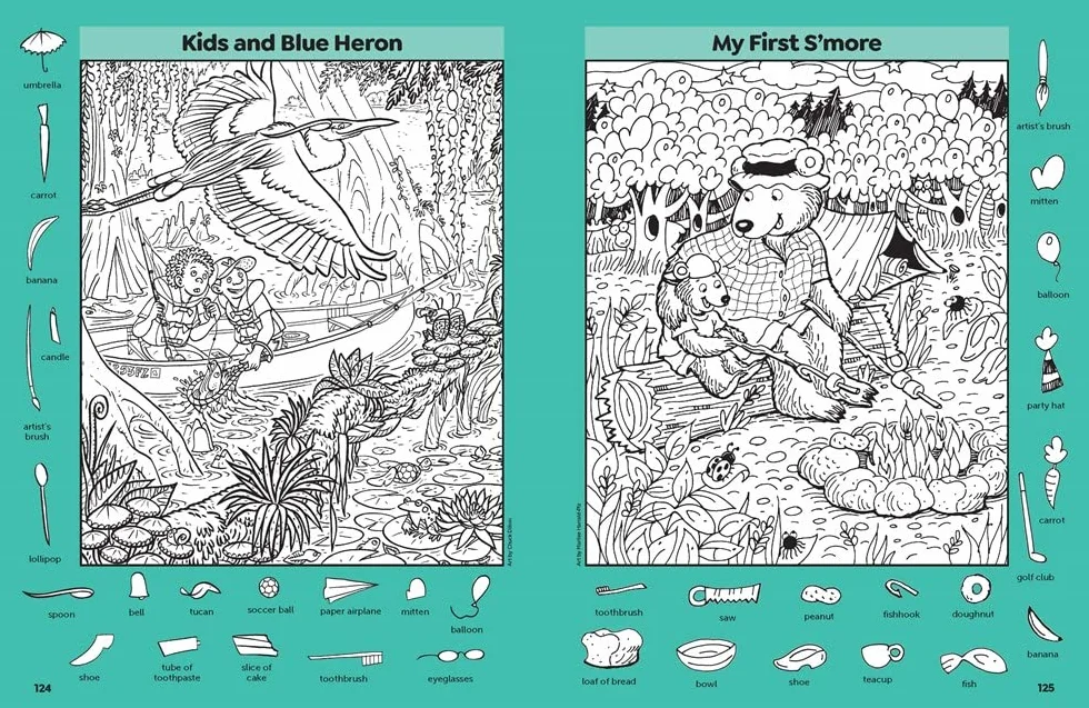 Nature Puzzles for Kids: Over 100 Hidden Pictures Activity Book
