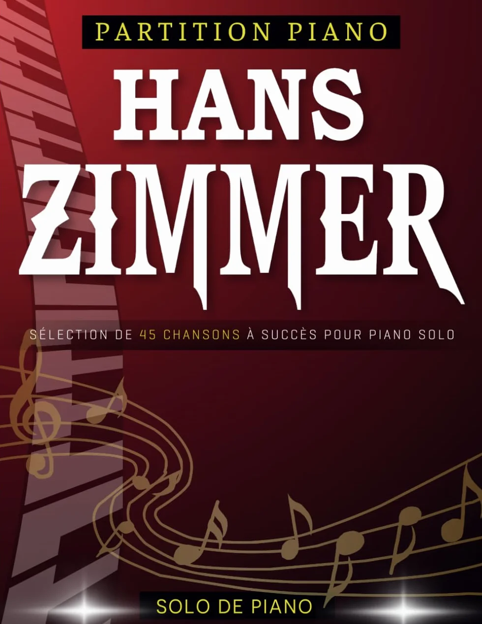 Partition Piano Hans Zimmer: Sélection de 45 chansons à succès pour piano solo