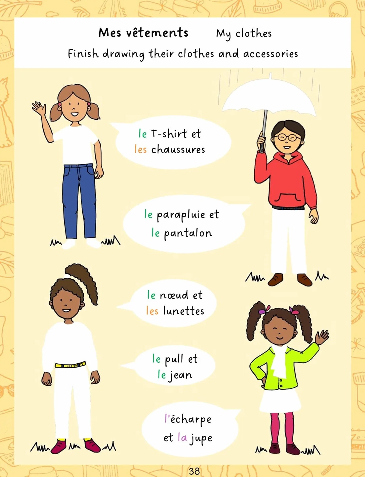 Easy French for Children 2: Activity Book For Beginners - Ages 6+