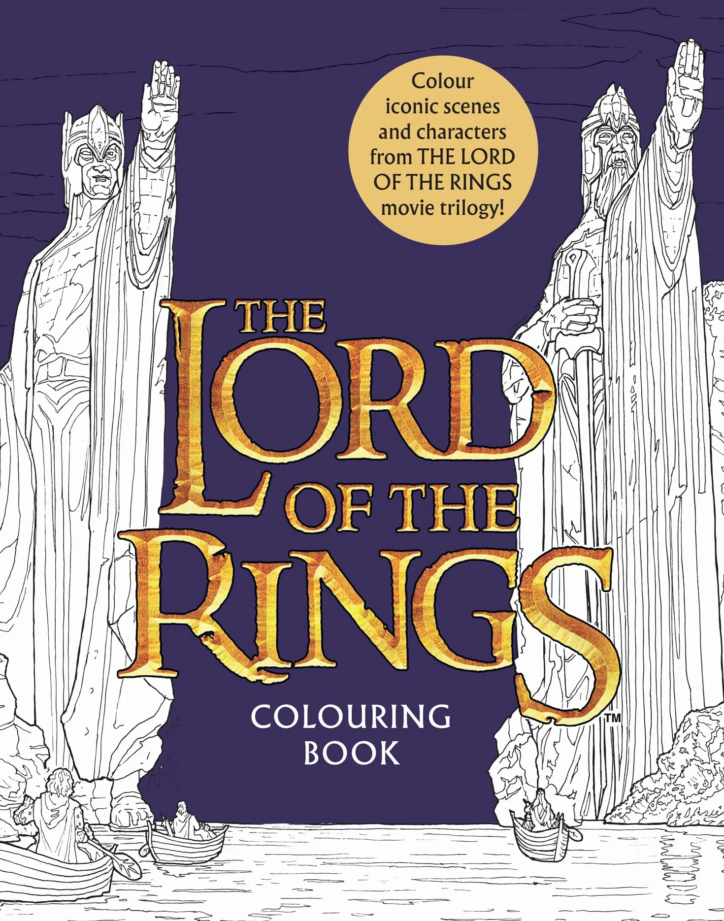 The Lord of the Rings Movie Trilogy Colouring Book: Official and Authorised