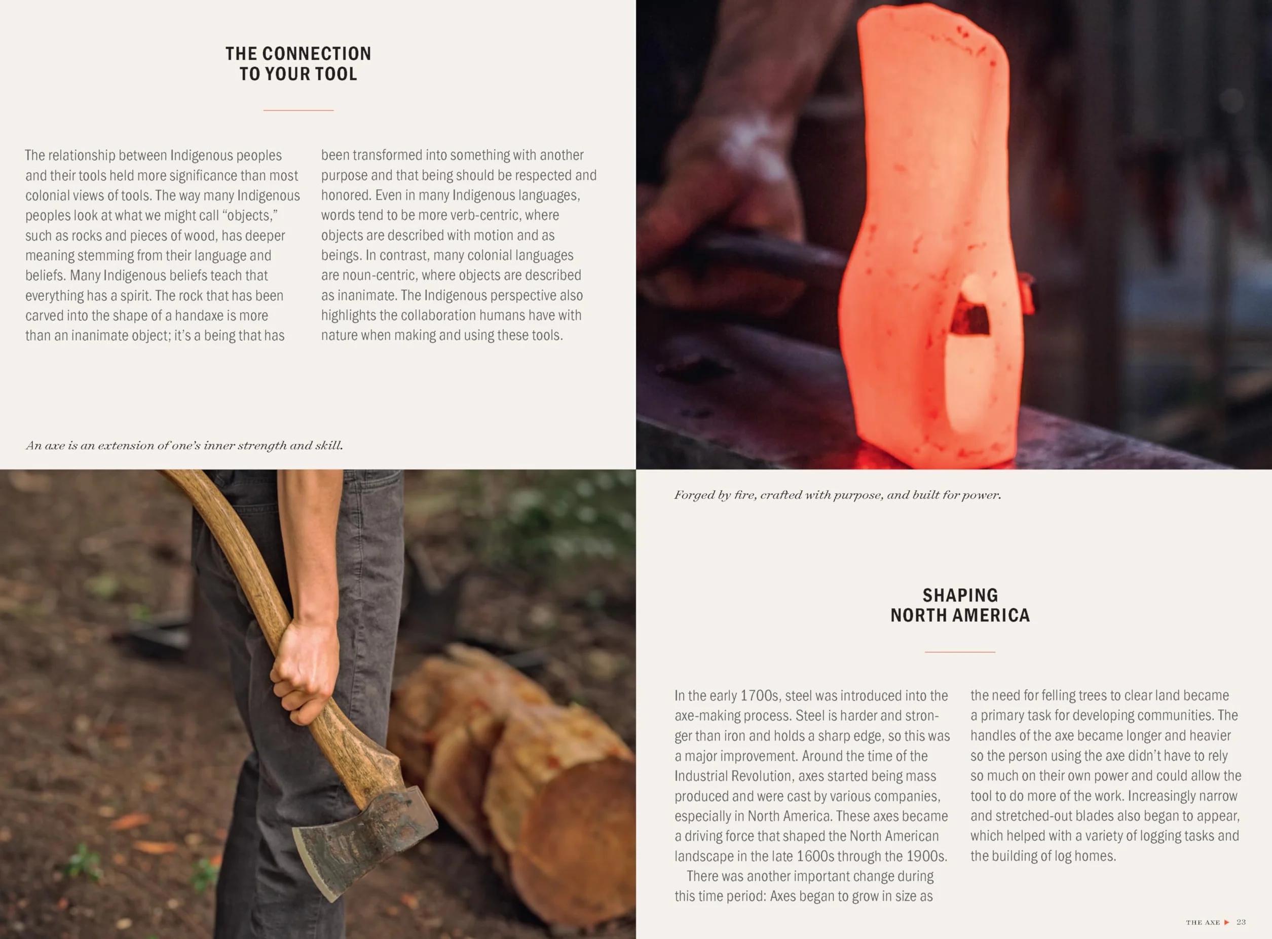 Axe in Hand: Woodchopper's Guide to Blades, Wood, Fire