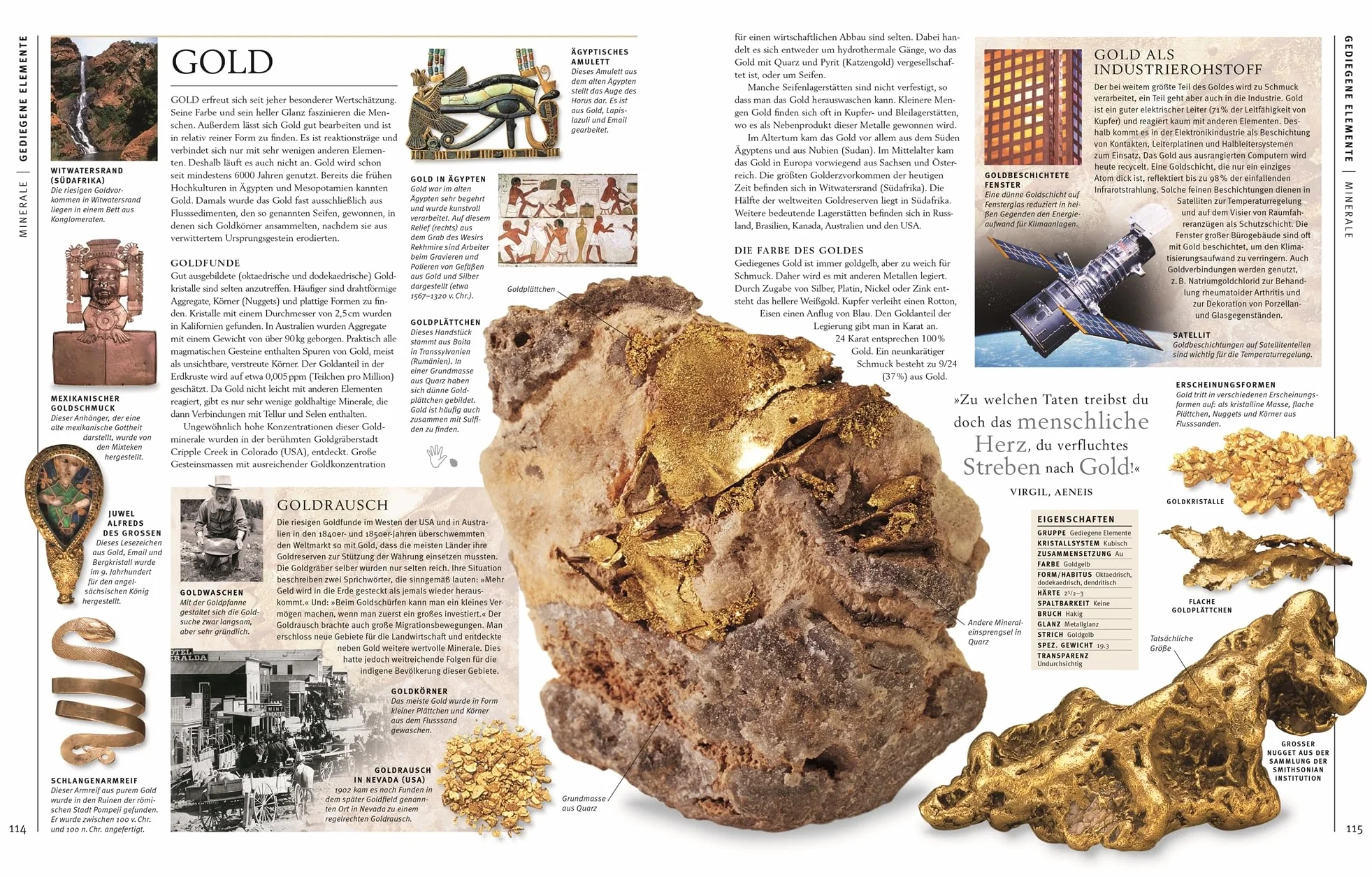 Steine & Mineralien: Über 500 Gesteine, Minerale, Edelsteine und Fossilien - 1200 Farbfotos