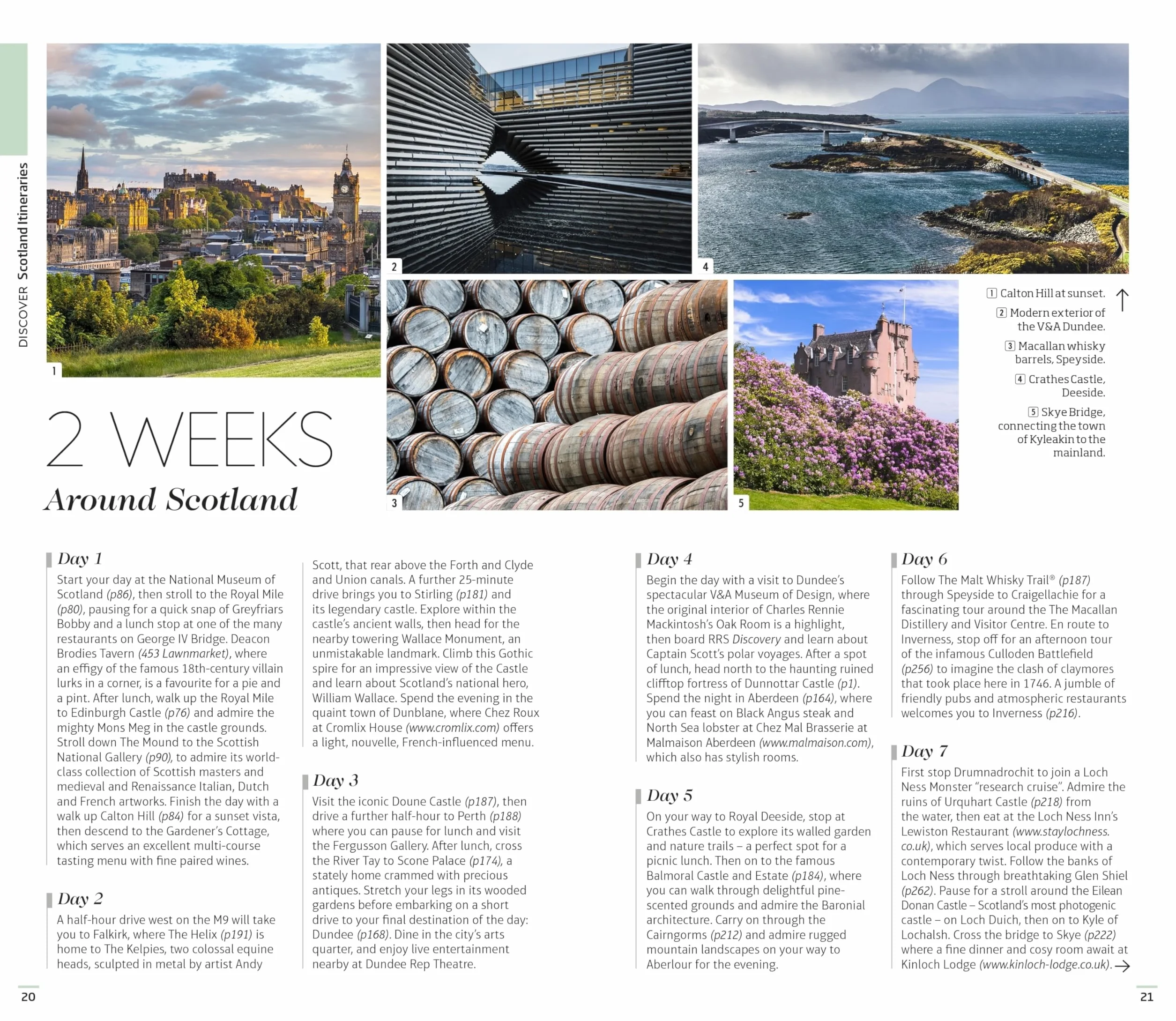 DK Scotland Travel Guide: Edinburgh, Glasgow, Highlands Maps & Tours