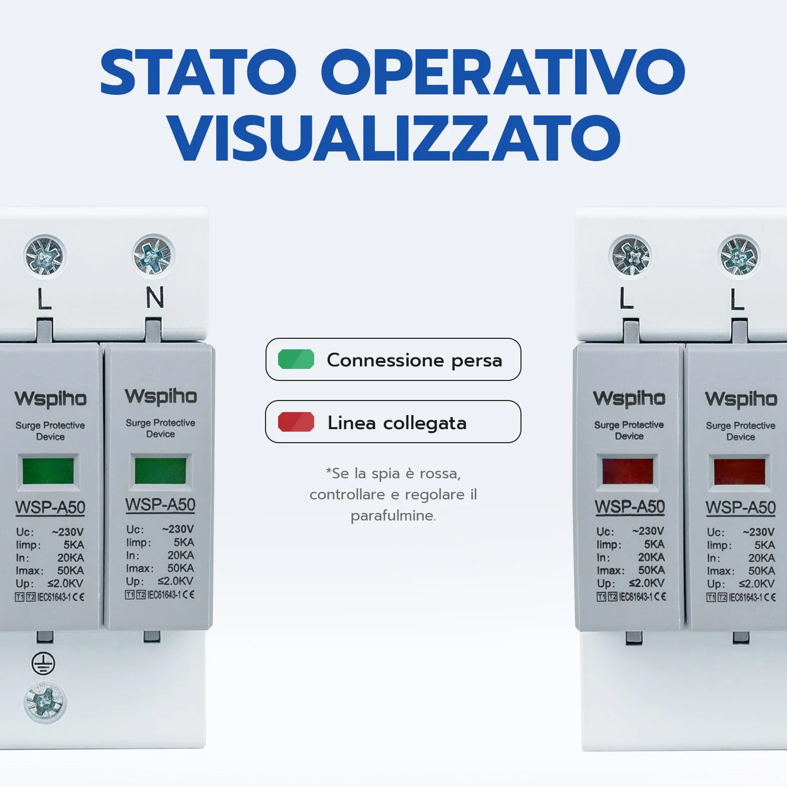 4-biegunowa ochrona przeciwprzepięciowa, ogranicznik przepięć typ 1 + typ 2,230 V, urządzenie przeciwprzepięciowe do ochrony odgromowej Surge Arrester Surge Protection