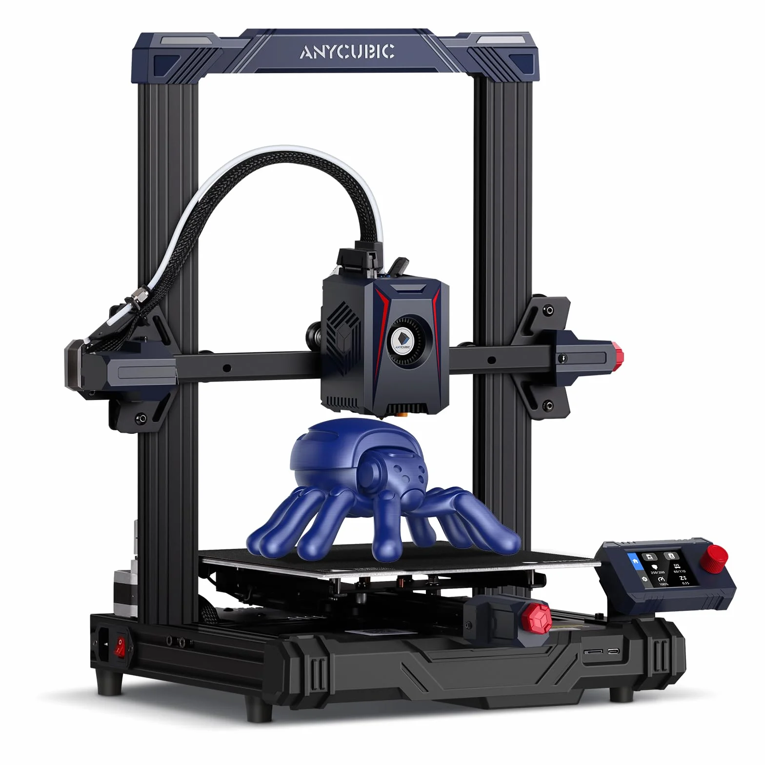 Drukarka 3D Anycubic Kobra 2 Neo, 250 mm/s, wysoka prędkość, szybsze drukowanie, łatwa obsługa dla początkujących, automatyczne poziomowanie LeviQ 2.0
