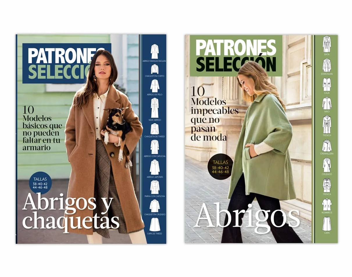 Pack selección premium abrigos y chaquetas: 2 carpetas exclusivas de Patrones